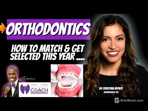 ORTHODONTICS 🦷 MATCH : Application Strategies and Tips | Dental Residency-HQ