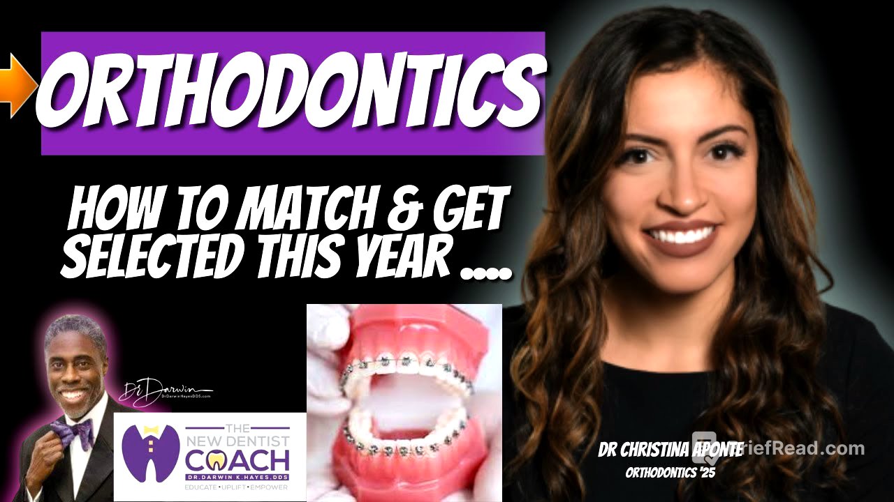 ORTHODONTICS 🦷 MATCH : Application Strategies and Tips | Dental Residency-HQ