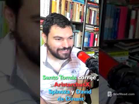 Santo Tomas corrige a Aristarchus X, Spinoza y David de Dinant
