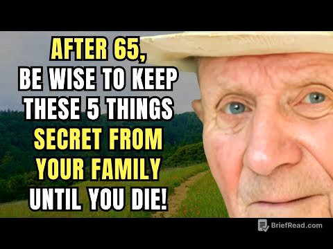 5 Secrets You Should Never Share With Your Family After 65 for a Peaceful Life. I Really Regret...