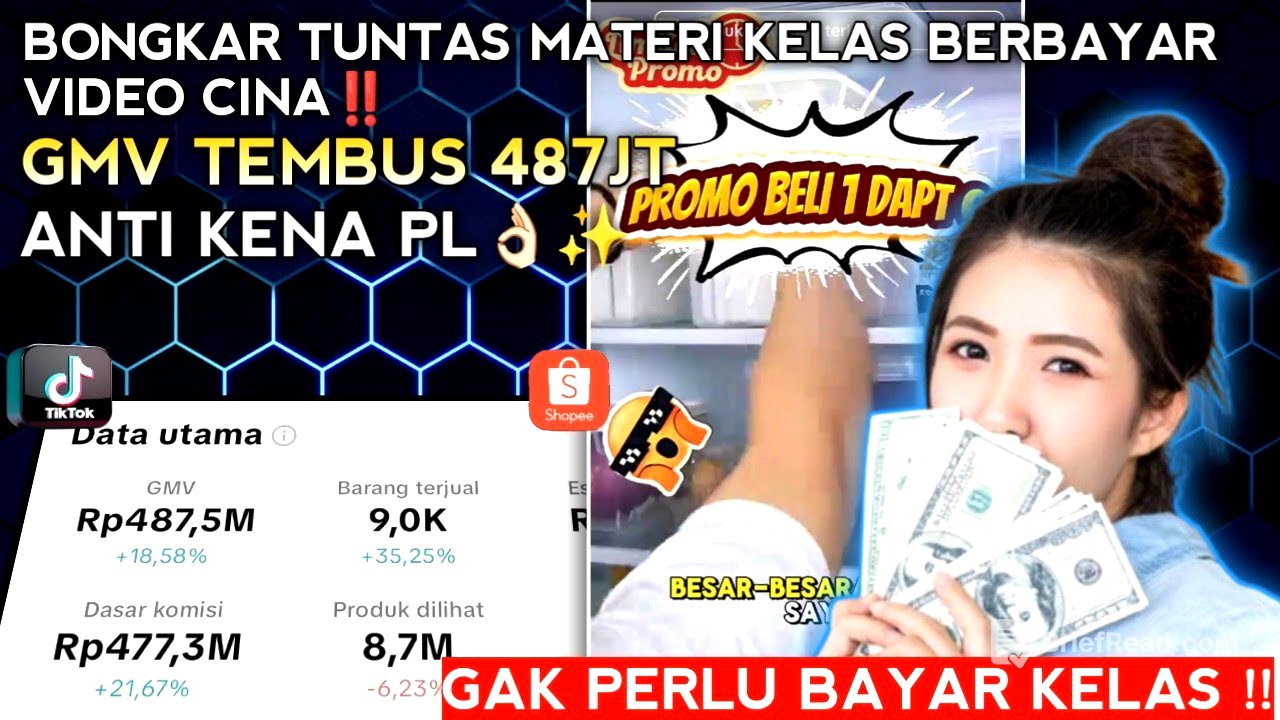 TUTORIAL EDIT VIDEO CHINA GAK KENA PL || VIDEO KLONING TIKTOK & SHOPEE AFFILIATE