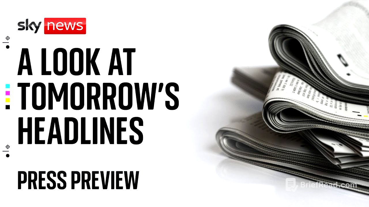 Sky News Press Preview | Friday 3 October 2025