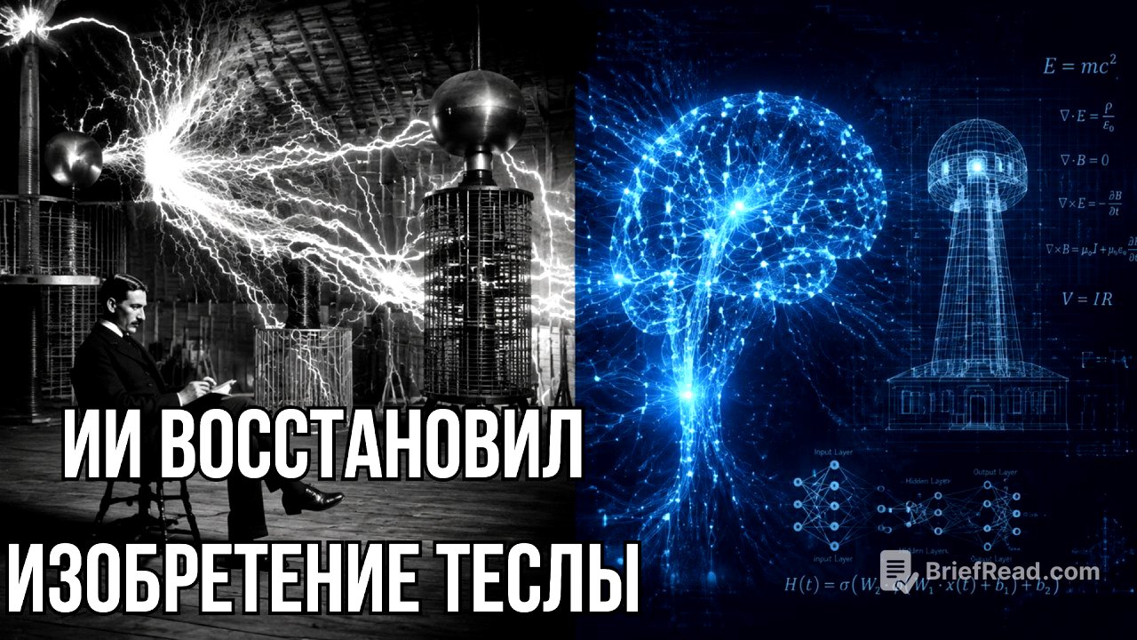 ИИ восстановил засекреченные чертежи Теслы