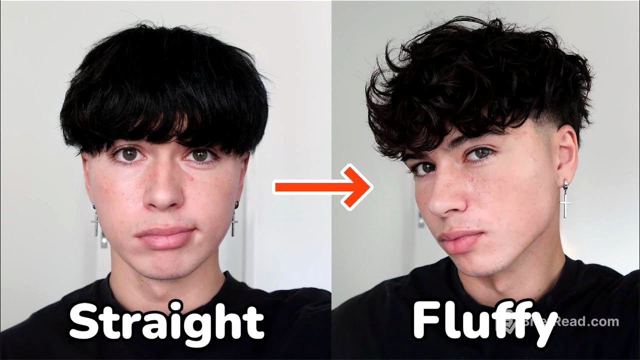 how I style my hair - fluffy fringe