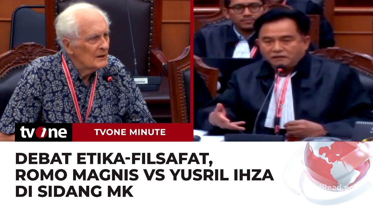 Debat Etika dan Filsafat oleh Romo Magnis vs Yusril Ihza di Sidang MK | tvOne Minute