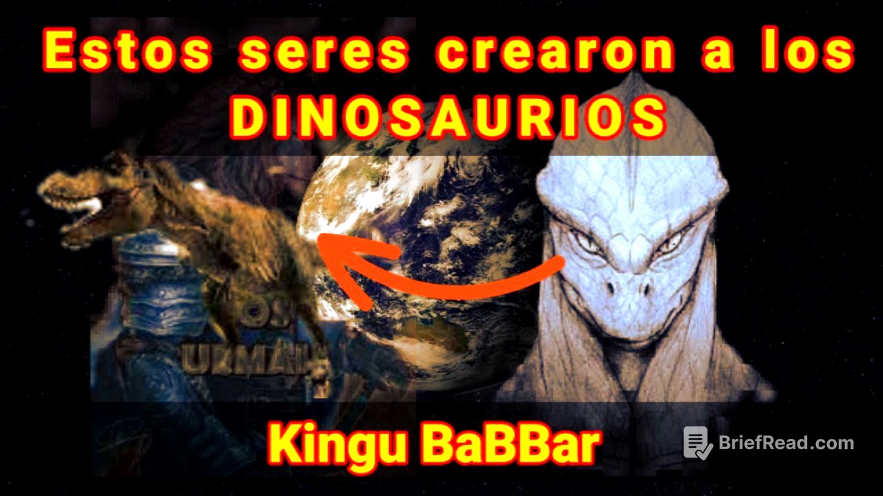 Estos SERES FUERON LOS QUE CREARON A LOS DINOSAURIOS|| esto fue lo que pasó