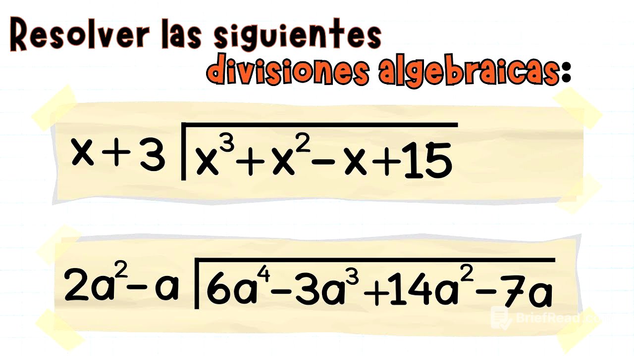 División de polinomios. Parte 1