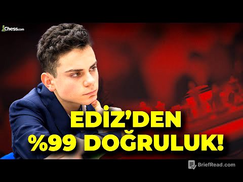 Ediz 4 Vezirin Olduğu Tahtada %99 İle Oynayarak Mat Etti!