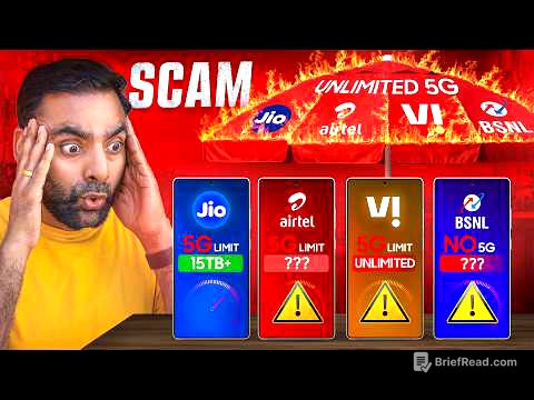 Unlimited 5G Data SCAM - Jio vs Airtel vs VI vs BSNL 🚨