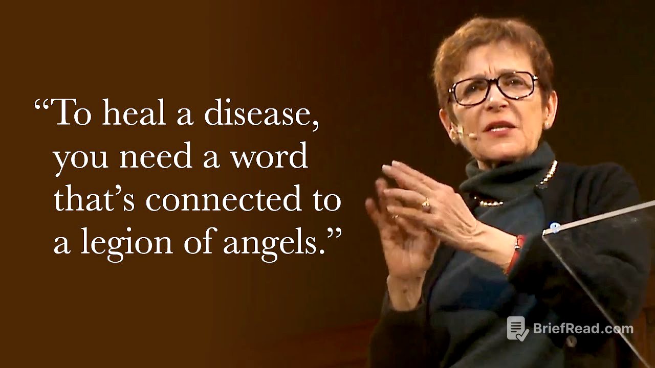 Caroline Myss - To heal a disease, you need a word...