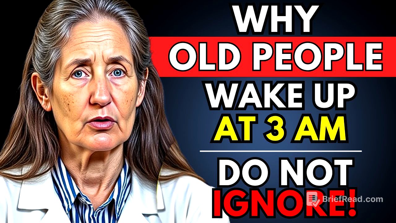 Why Older Adults Keep Waking Up at 3AM – Should You Worry?!  | Barbara O'Neill