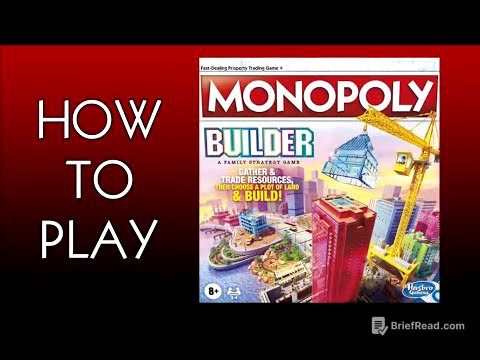 How To Play Monopoly Builder Board Game (Hasbro 2021)