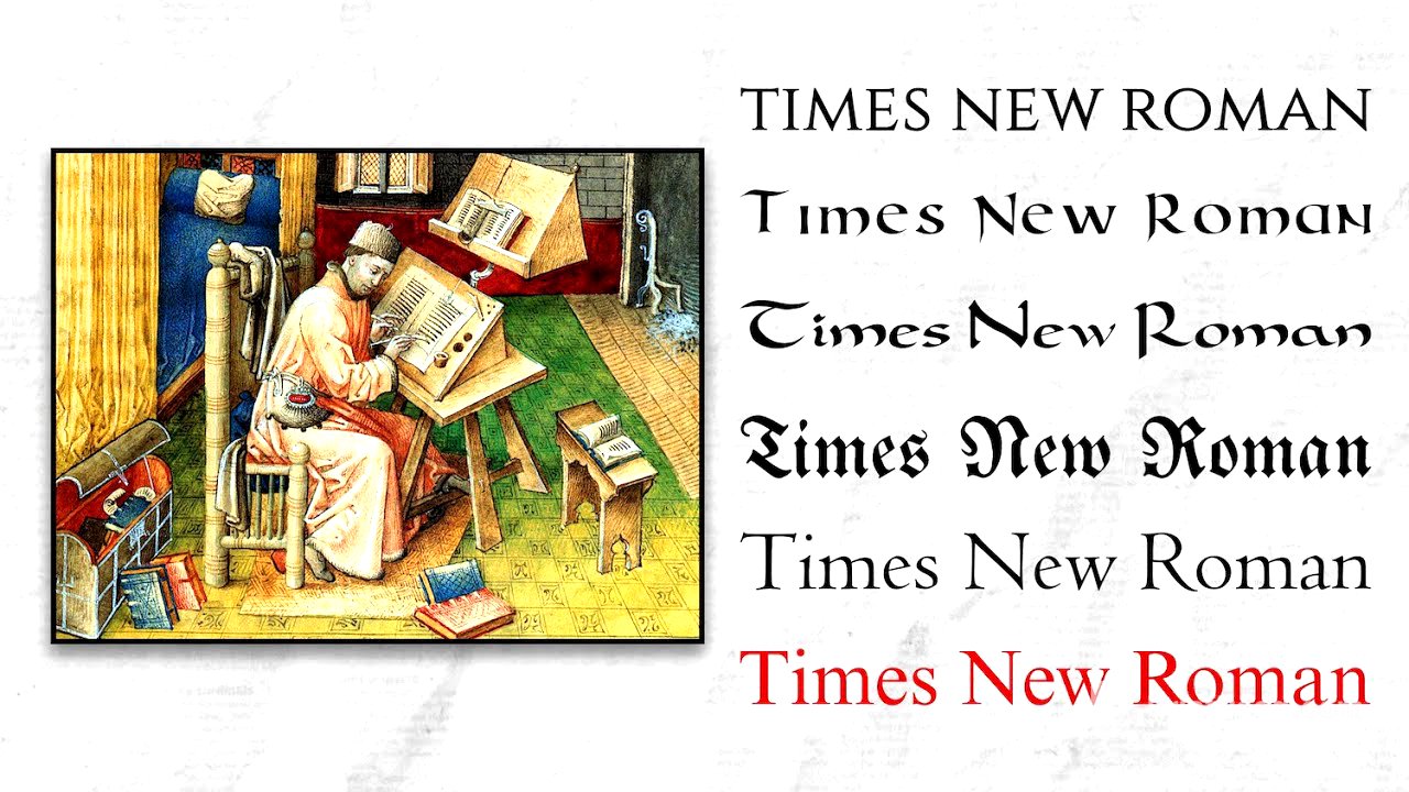 How "Roman" is Times New Roman?