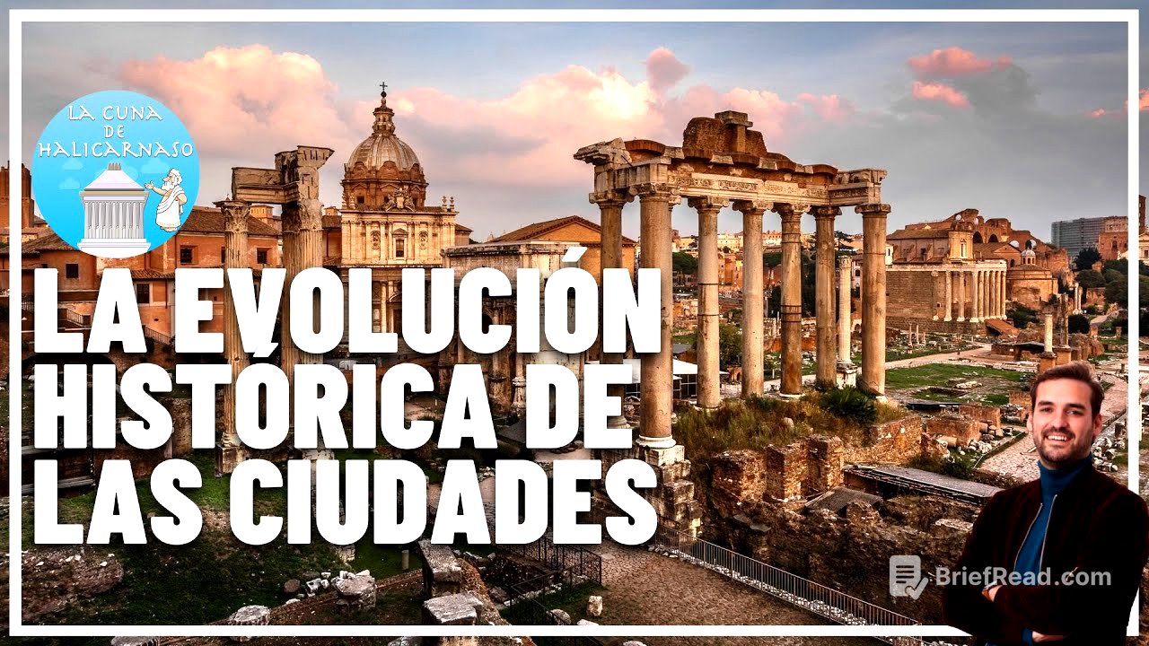 ¿Cómo han EVOLUCIONADO históricamente LAS CIUDADES y sus planos urbanos? 🏘🗺