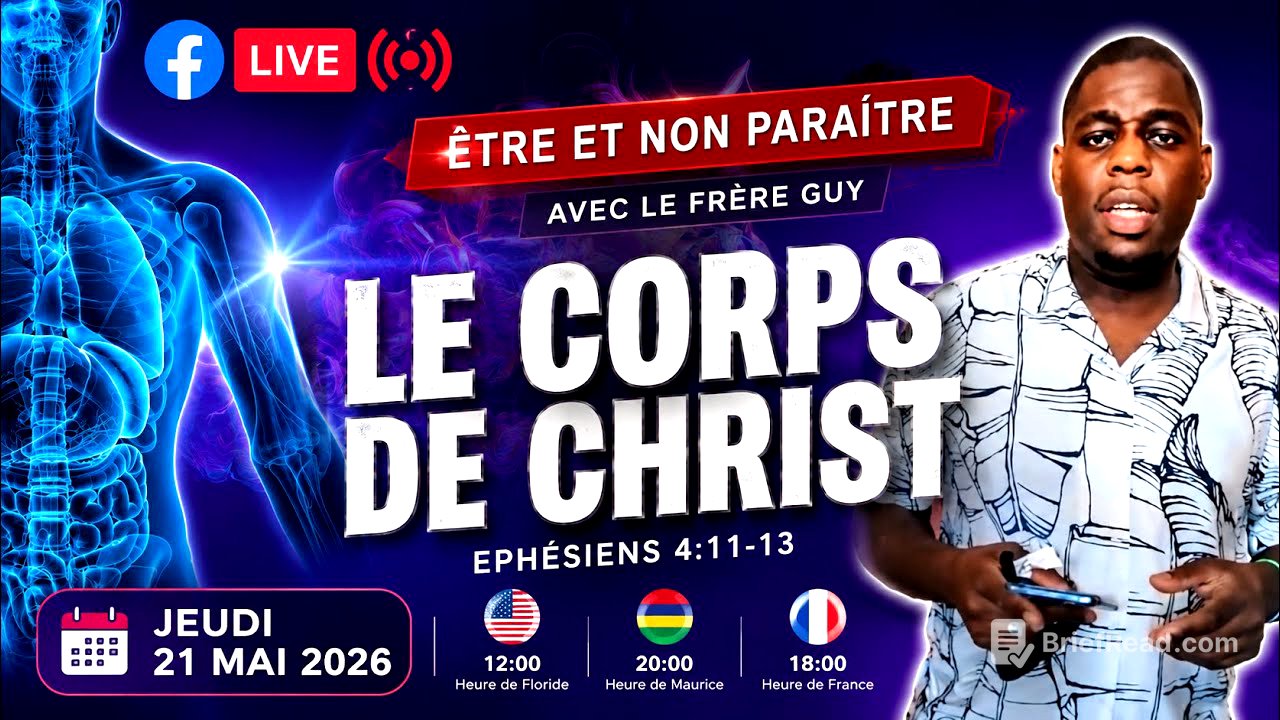 LE CORPS DE CHRIST Serviteur Guy Arnaud SUCCÈS