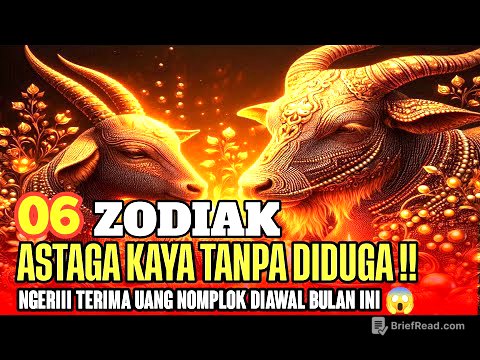ASTAGAA😱 6 ZODIAK INI MENDADAK KAYA💲‼️REZEKINYA MENGALIR DERAS DIAWAL BULAN INI. BERSIAPLAH😱😱