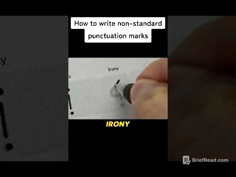 how to write uncommon punctuation marks demonstration 😳 #shorts