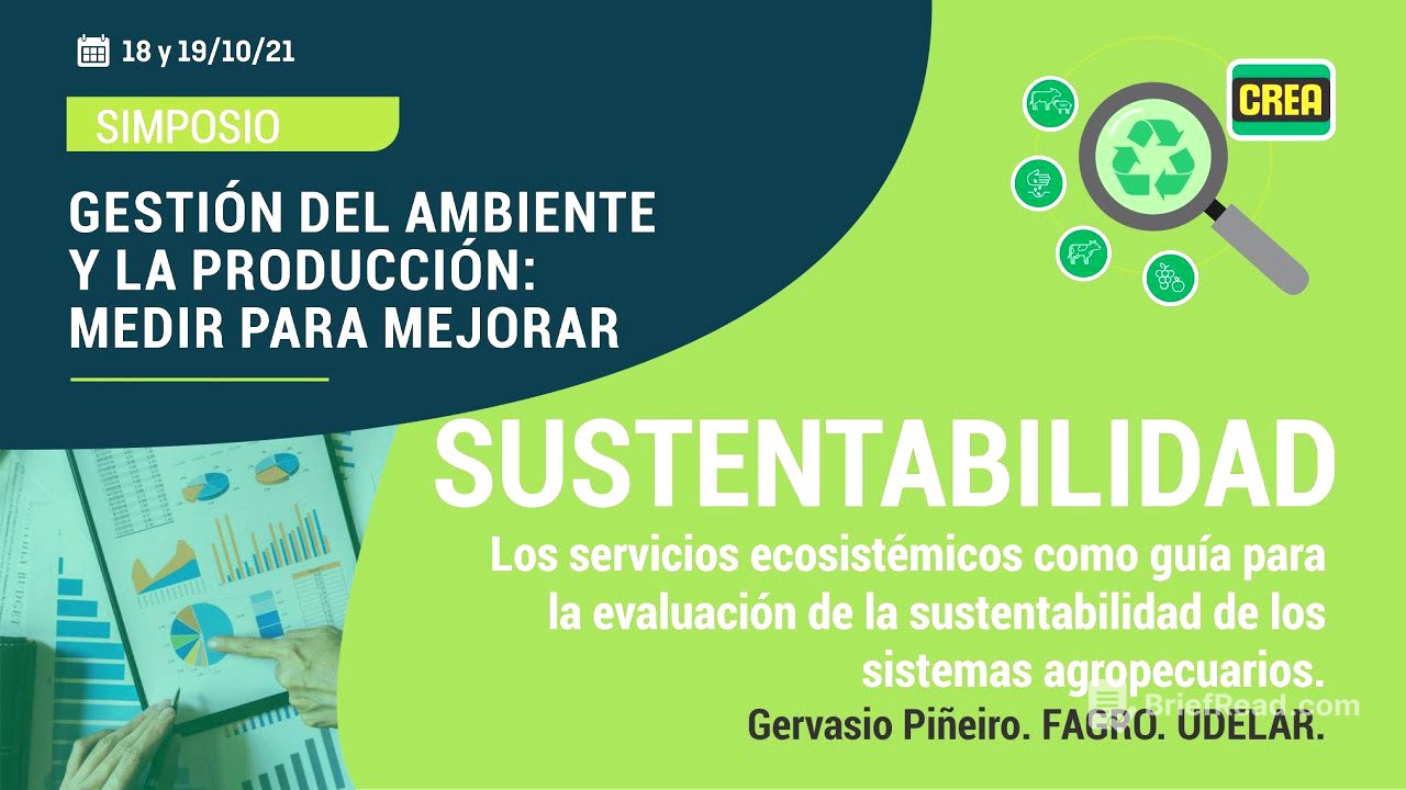 Servicios ecosistémicos como guía para evaluación de sustentabilidad de sistemas agropecuarios.