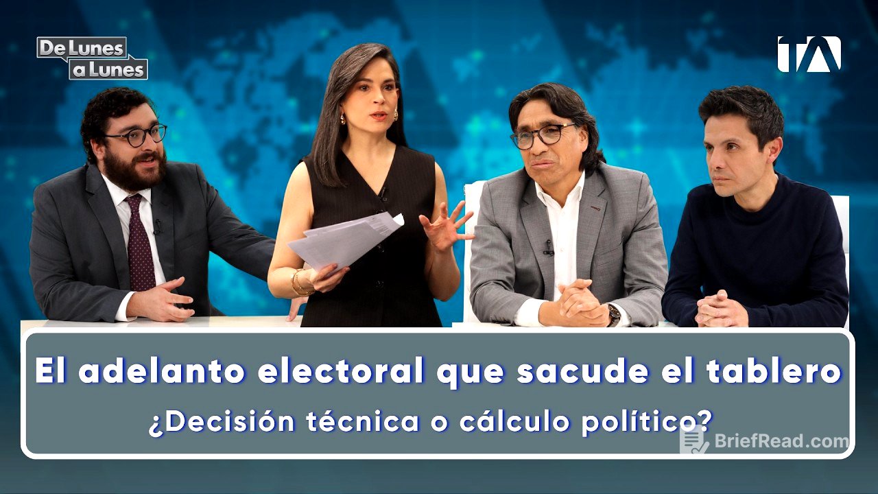 De Lunes a Lunes | Elecciones adelantadas 2026 y el impacto de las elecciones de Colombia en Ecuador