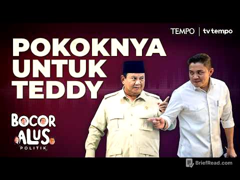 Karpet Merah Prabowo untuk Teddy Indra Wijaya | Bocor Alus Politik