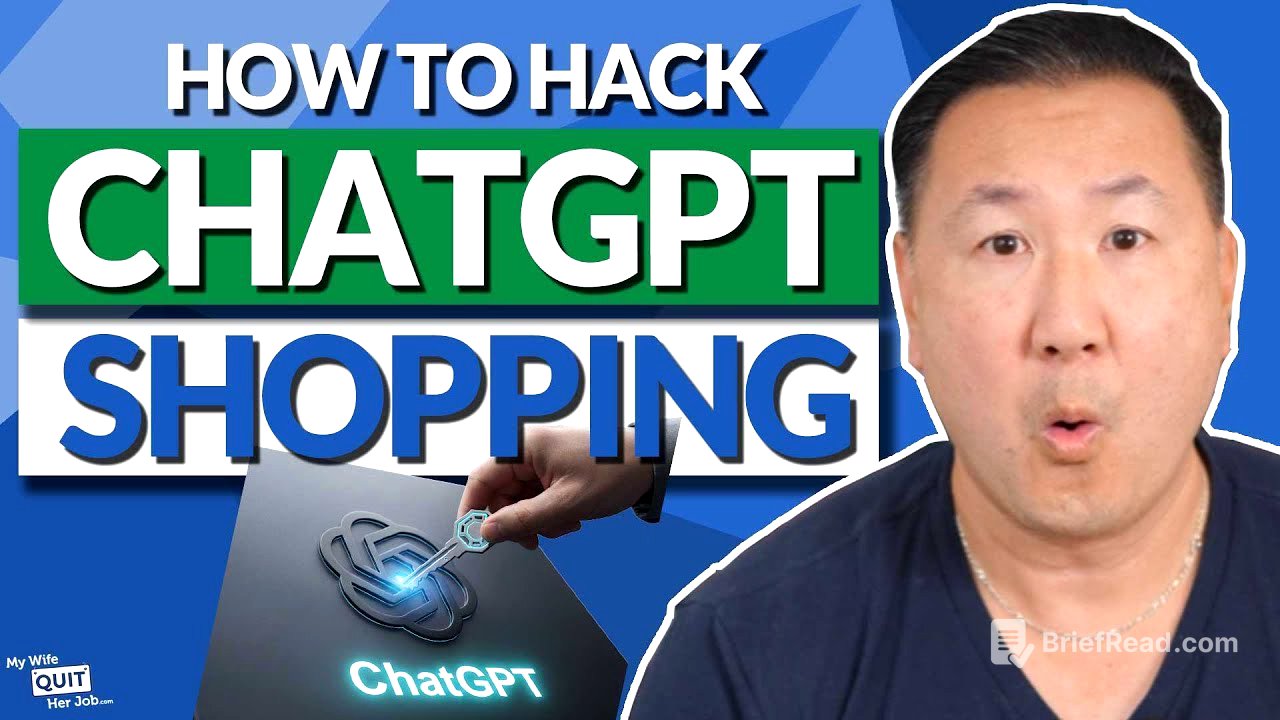 ChatGPT Just Added Shopping - How to Make AI Recommend YOUR Products