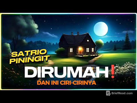 SATRIO PININGIT Dirumah! Dan Ciri-cirinya
