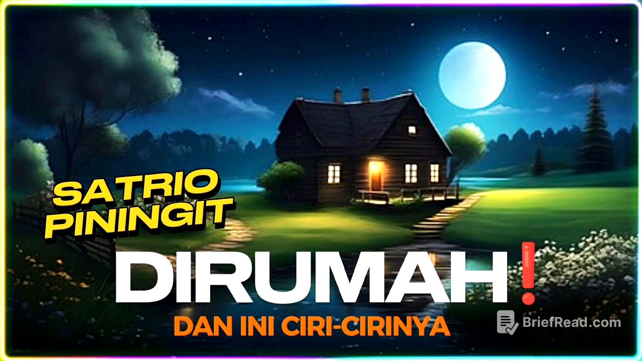 SATRIO PININGIT Dirumah! Dan Ciri-cirinya