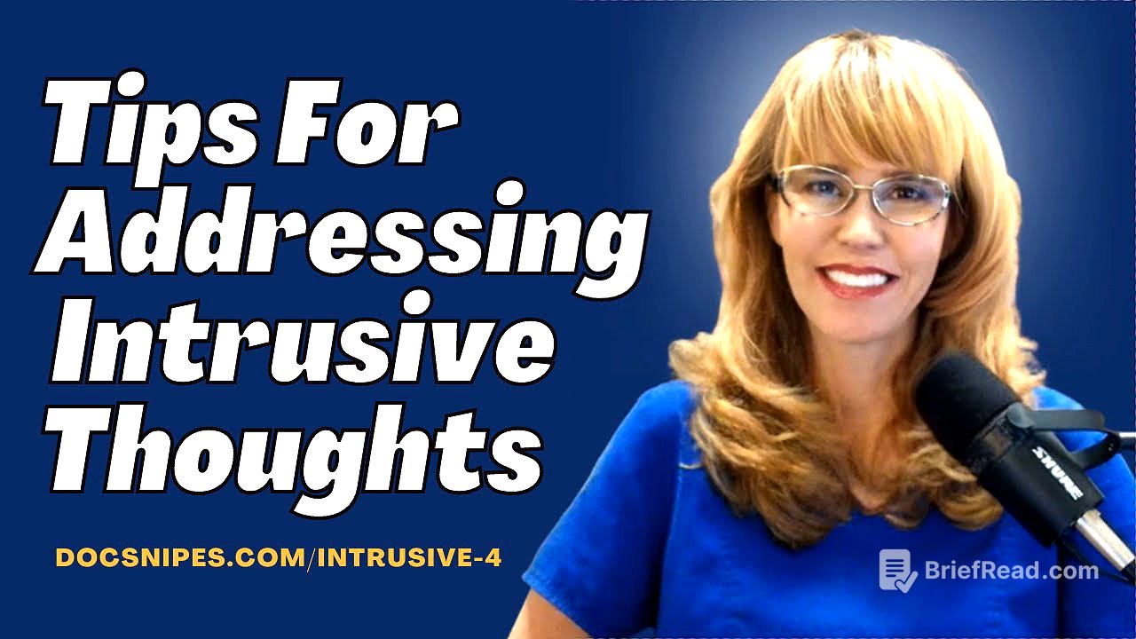 4 CBT tools for Reducing Intrusive Thoughts