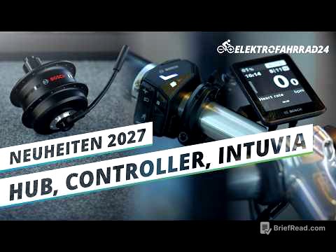 Bosch E-Bike Neuheiten 2027 🆕 Hub-Motor, LED Controller & Intuvia 200