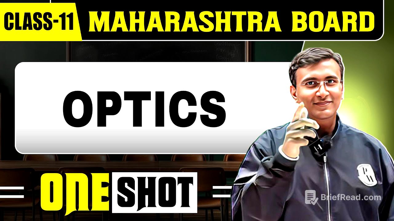 OPTICS IN 1 SHOT | Physics | Class11th | Maharashtra Board