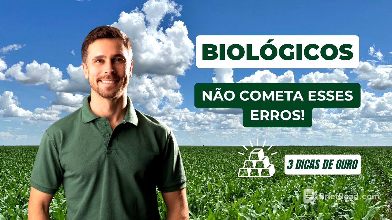 BIOLÓGICOS - Não cometa esses erros!