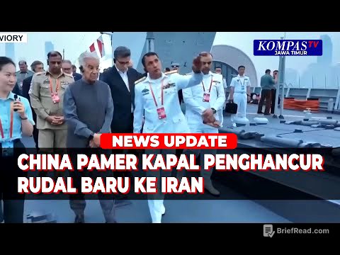Menhan Iran Lihat Kapal Perusak Rudal China, Dinamika Baru Perang Iran-Israel?