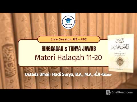 [Live Session] UT - #02 : Ringkasan Materi Ushul Tafsir  - Ustadz Umair Hadi, B.A, M.A.
