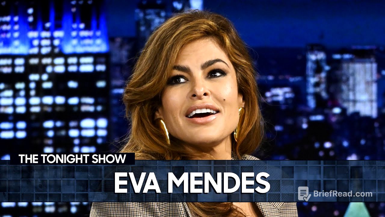 Eva Mendes Reveals Her Favorite Ryan Gosling SNL Sketches, Talks Children's Book (Extended)
