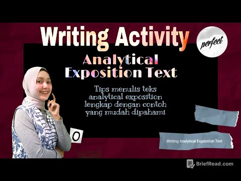 How to Write an Analytical Exposition Text