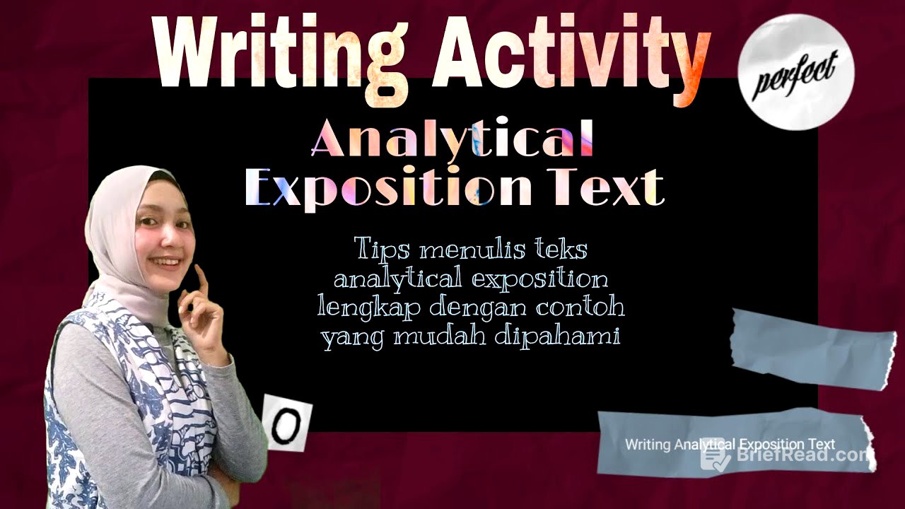 How to Write an Analytical Exposition Text