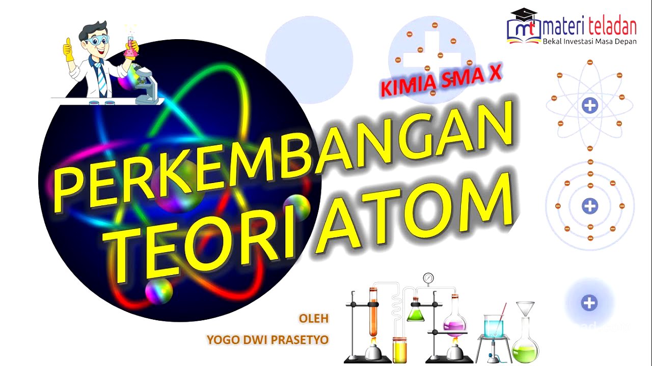 Perkembangan Teori Atom dan Penemuan Partikel Penyusun Atom Disertai Animasi - Kimia X