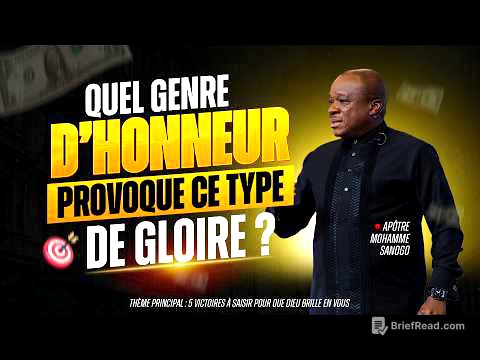 QUEL GENRE D'HONNEUR PROVOQUE CE TYPE DE GLOIRE ? - MOHAMMED SANOGO