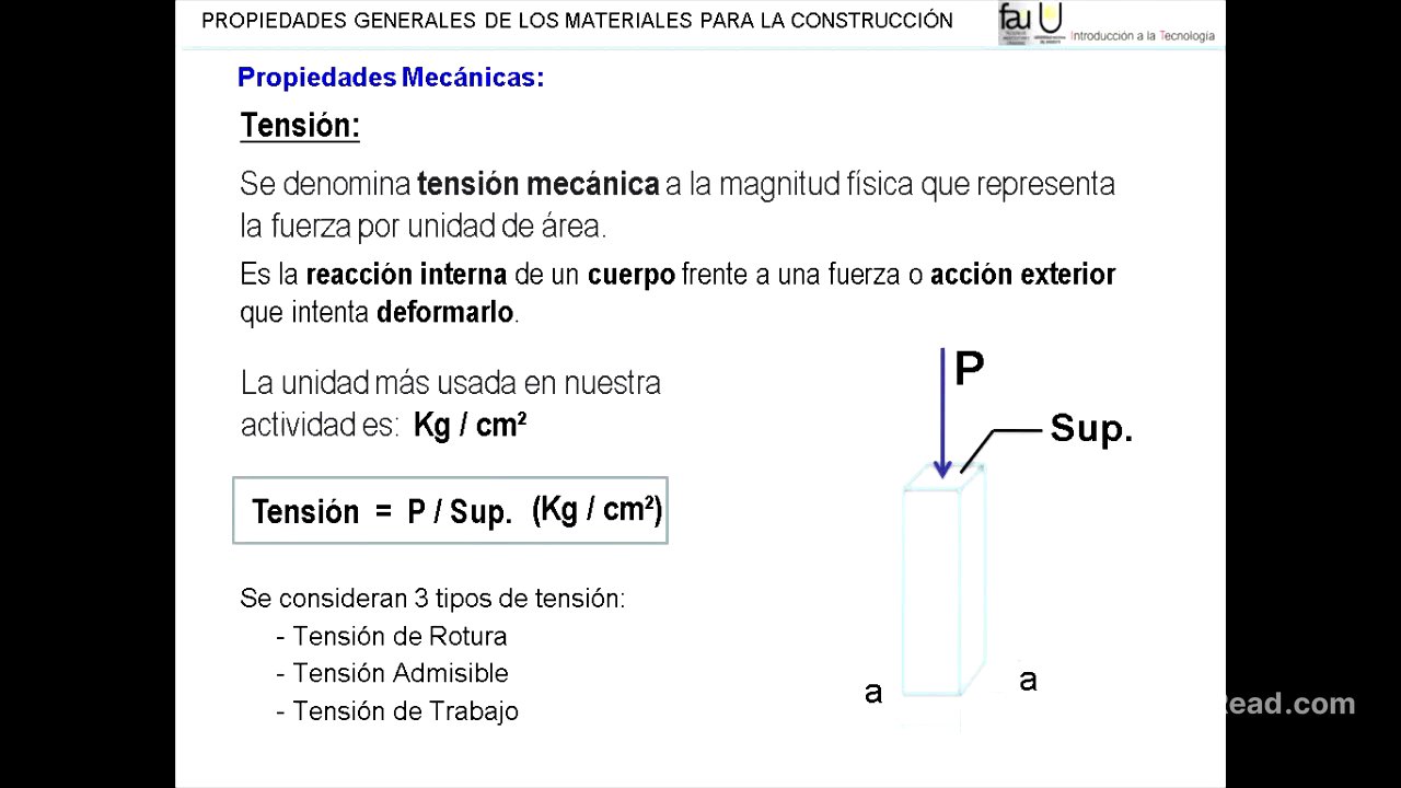 Clase Propiedades Mecánicas