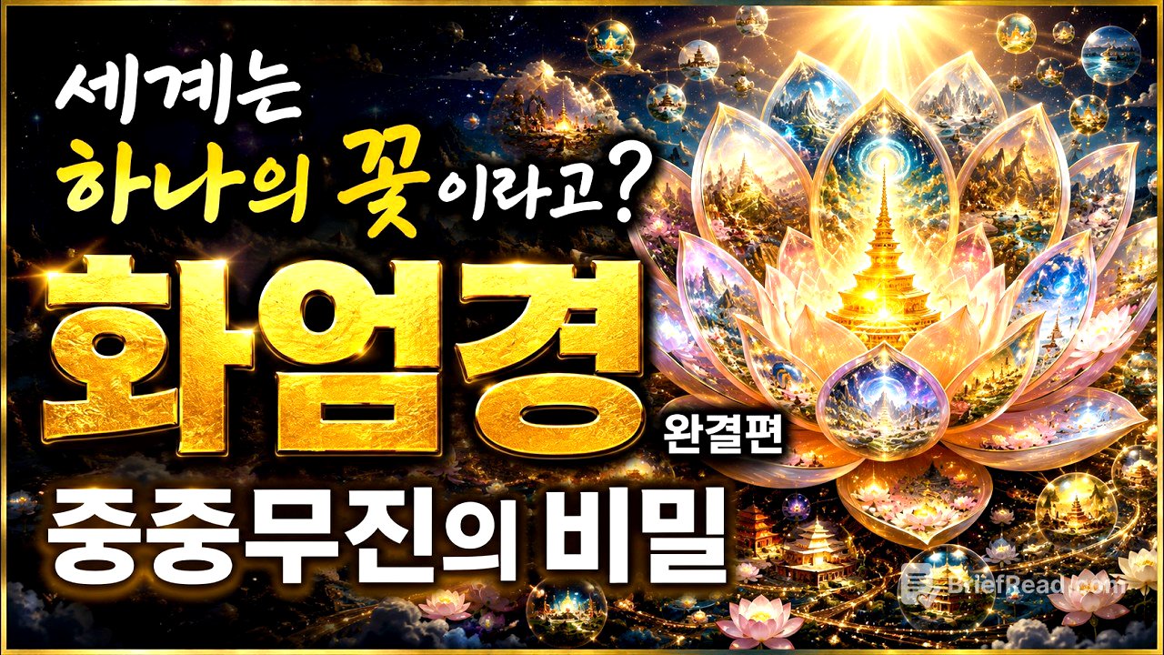 세계는 하나의 꽃이라고?ㅣ화엄경 완결편ㅣ중중무진의 비밀ㅣ세상의 모든 이치를 꿰뚫는 법