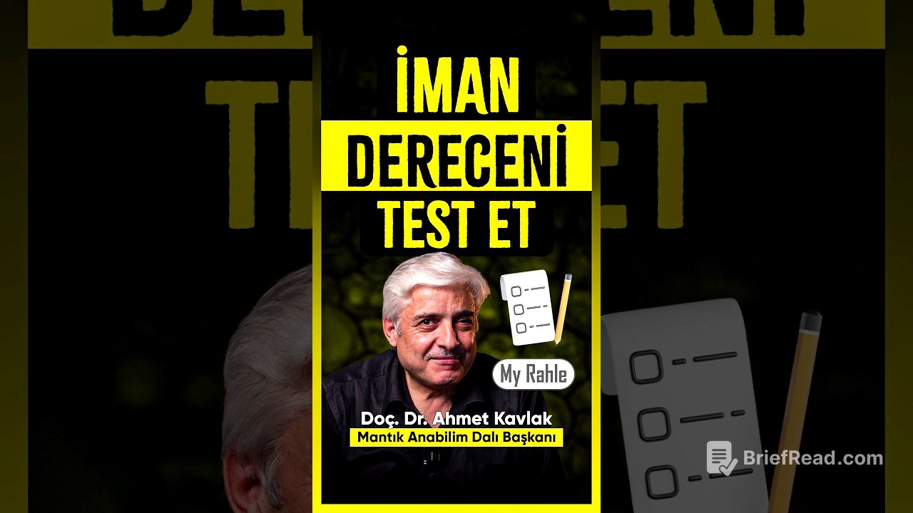 İman Dereceni Test Et - Doç. Dr. Ahmet Kavlak - My Rahle #shorts