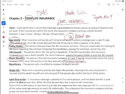 LLQP Review - Life Insurance