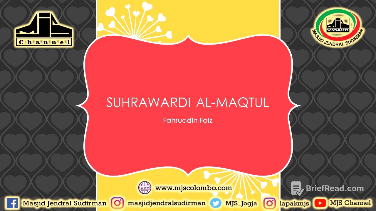 Ngaji Filsafat 56 : Suhrawardi Al Maqtul