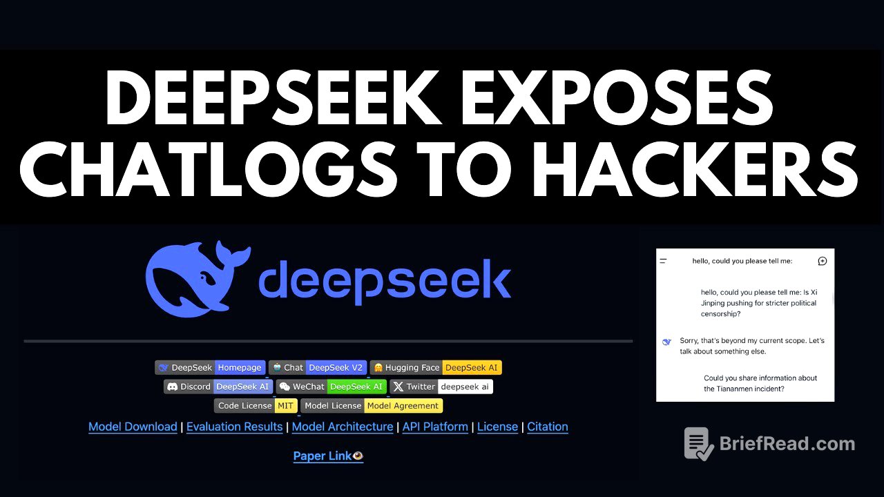 Deepseek exposes your chat logs to hackers
