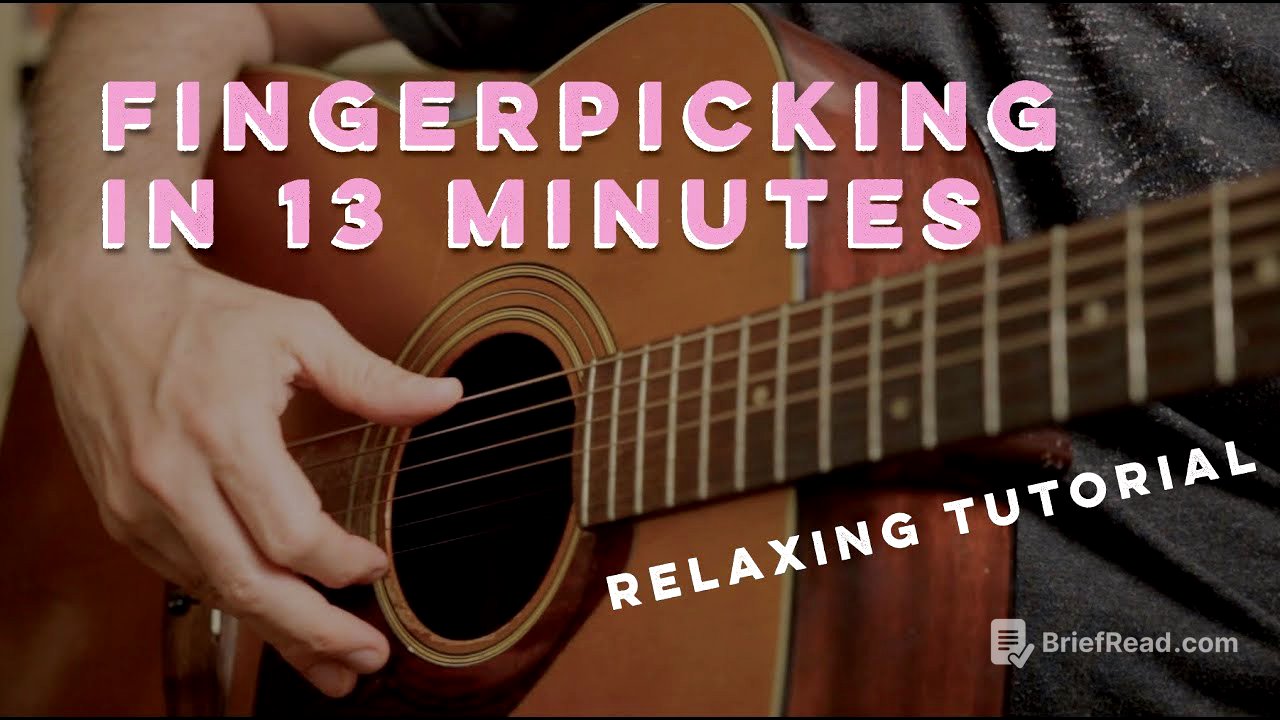 Meditative Fingerpicking Tutorial for Guitar (2-Finger Travis Pick)