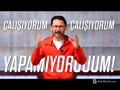 Çalışıyorum, çalışıyorum ama yapamıyorum!
