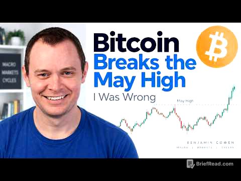 Bitcoin Breaks the May High (I Was Wrong)
