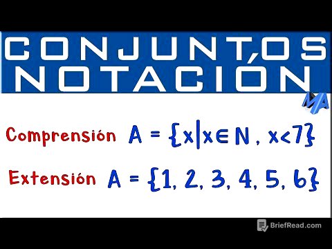 Notación de Conjuntos por Extensión y Comprensión