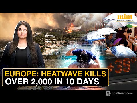 Study Reveals Europe Heatwave Killed 2,300 People In 10 Days | Climate Change Still Not Real?