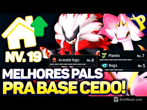 Como ter os MELHORES PALS PARA BASE PALWORLD 1.0 no INÍCIO DO JOGO!
